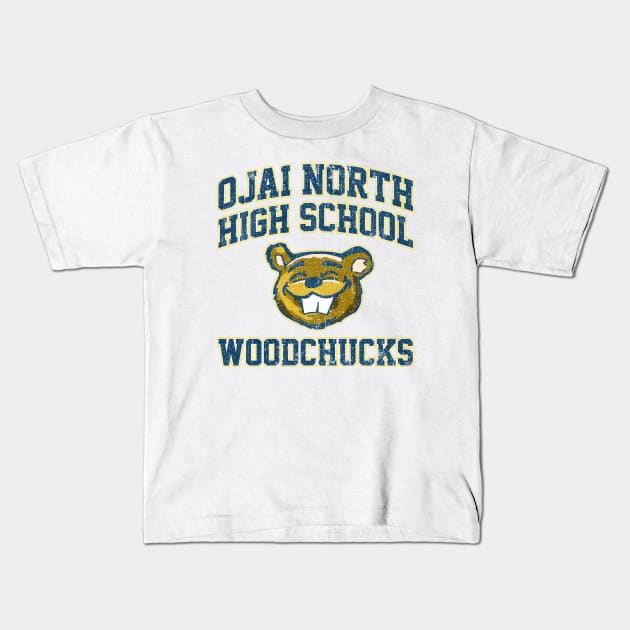 Ojai North High School Woodchucks (Variant) Kids T-Shirt by huckblade